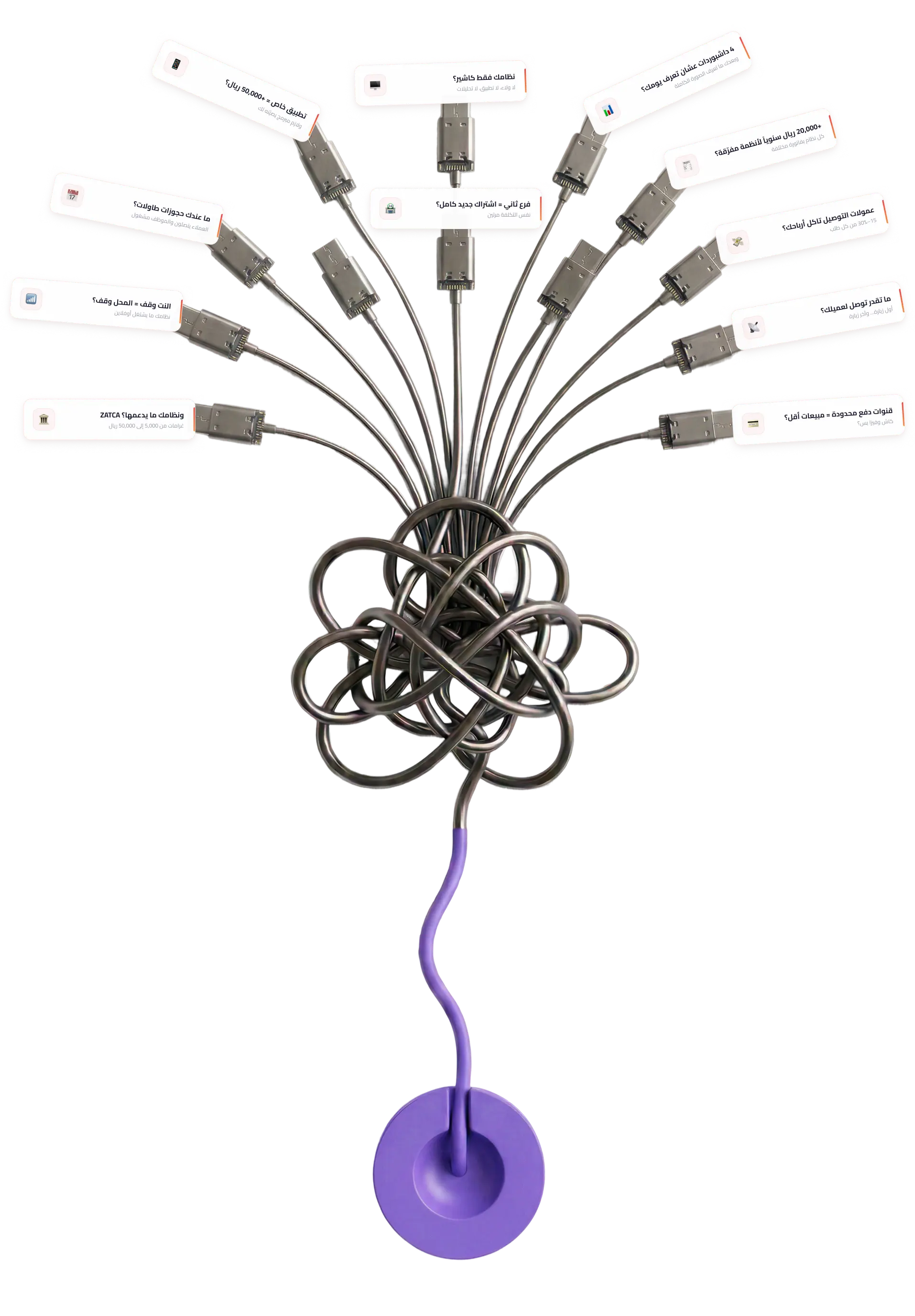 اشتراكات متعددة وأنظمة متفرقة